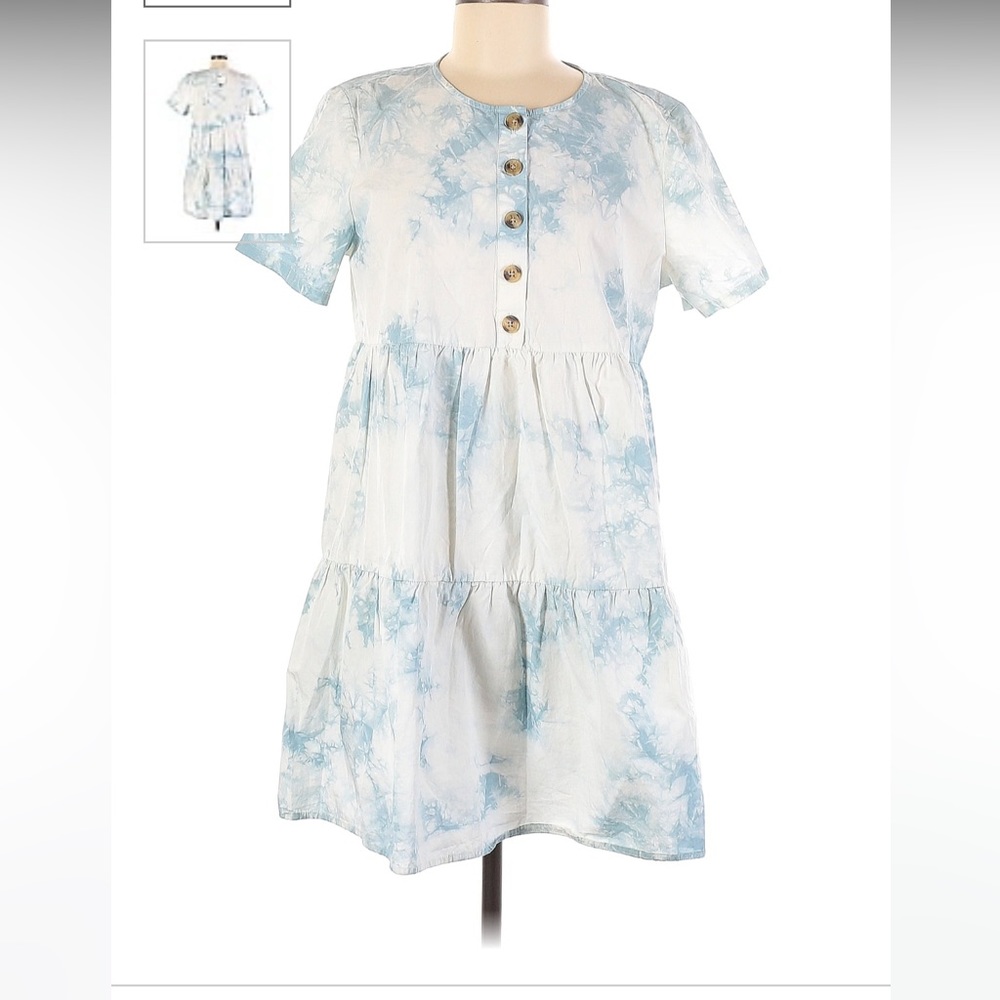 Madewell new tie dye shirt dress.